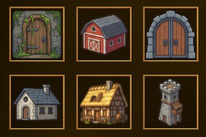 1230 Building Icons – Mega RPG Building Pack