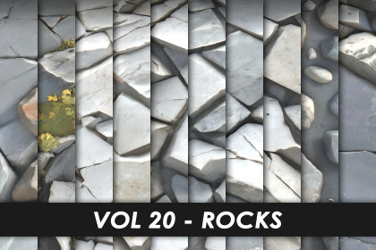 Realistic Textures - Vol 20 - Rocks