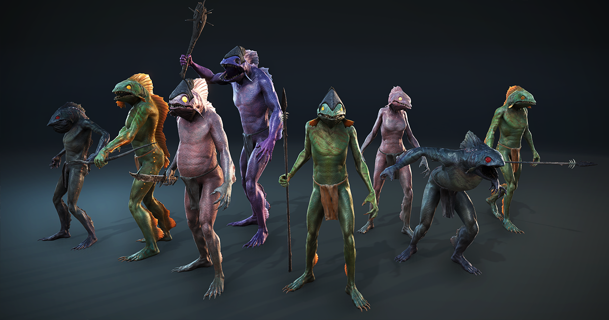 Fish Men | Characters | Unity Asset Store