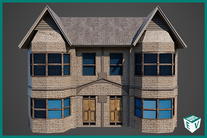 Mansion Building URP and HDRP Textures