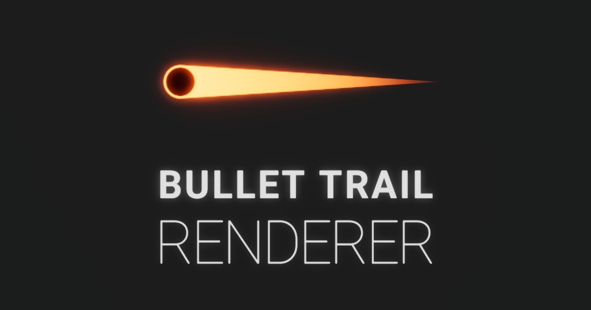 Bullet Trail Renderer | VFX | Unity Asset Store