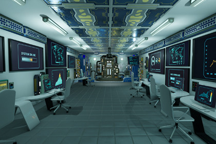 SciFi Control Room 2. (URP)