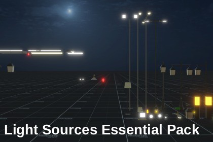 Light Sources Essential Pack Low Poly