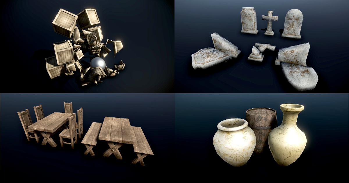 Objects That Break Breakable Objects System Ultimate Pack | Systems | Unity Asset Store