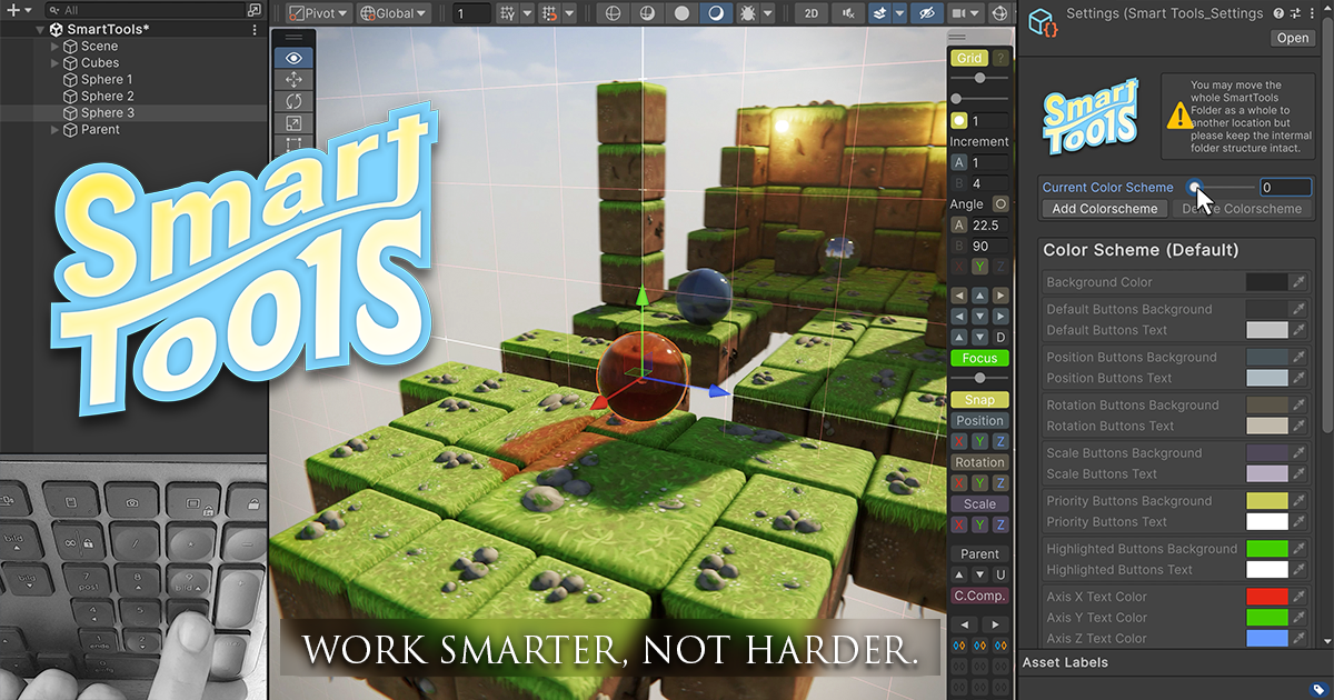 SmartTools - Work Smarter, Not Harder. | Level Design | Unity Asset Store