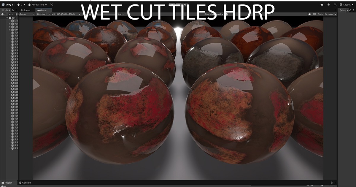 Wet Cut Tiles HDRP | 2D Stone | Unity Asset Store