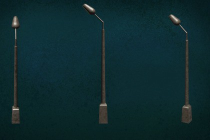 Lamp Street LightPost Series ModernUrbanLux LT1 N1