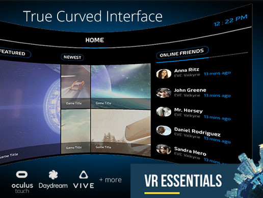 Curved UI - VR Ready Solution To Bend / Warp Your Canvas!