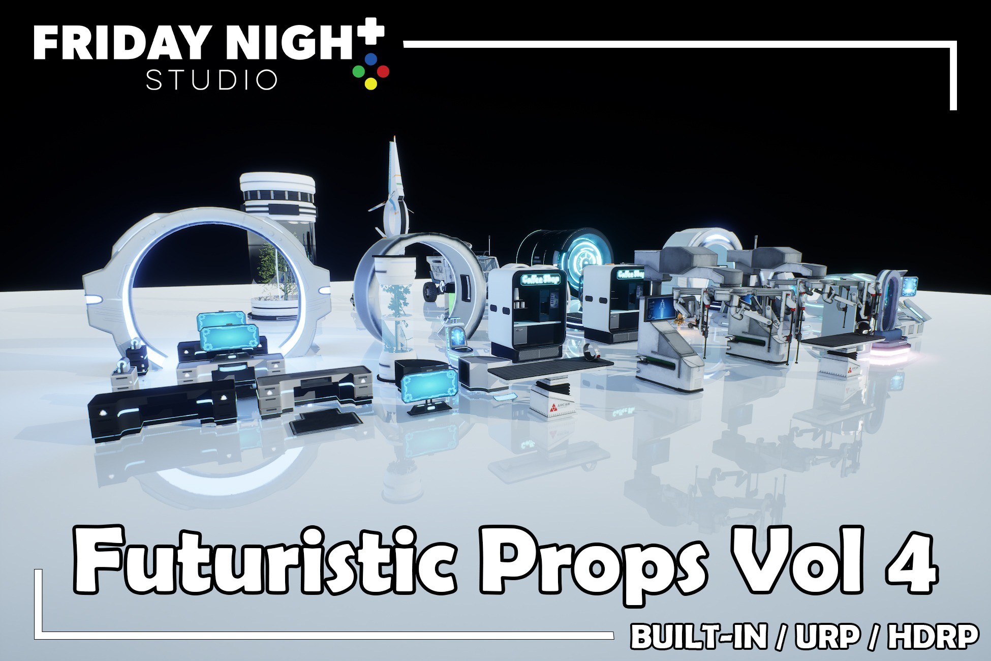 Ultimate Futuristic Props Bundle – Sci-Fi Pack Vol. 4 | 3D Props ...