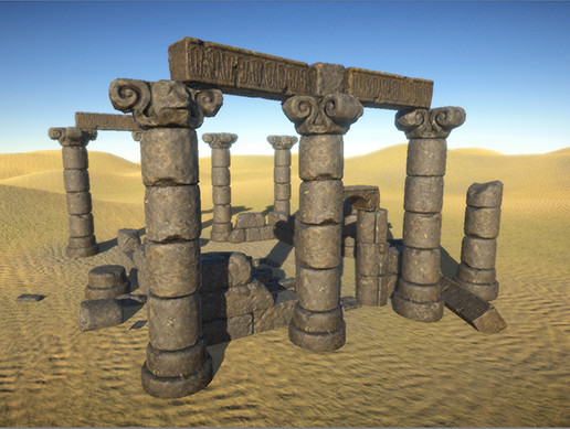Modelar Ruinas Unity Modular Acient Ruines | 3D Historic | Unity Asset Store