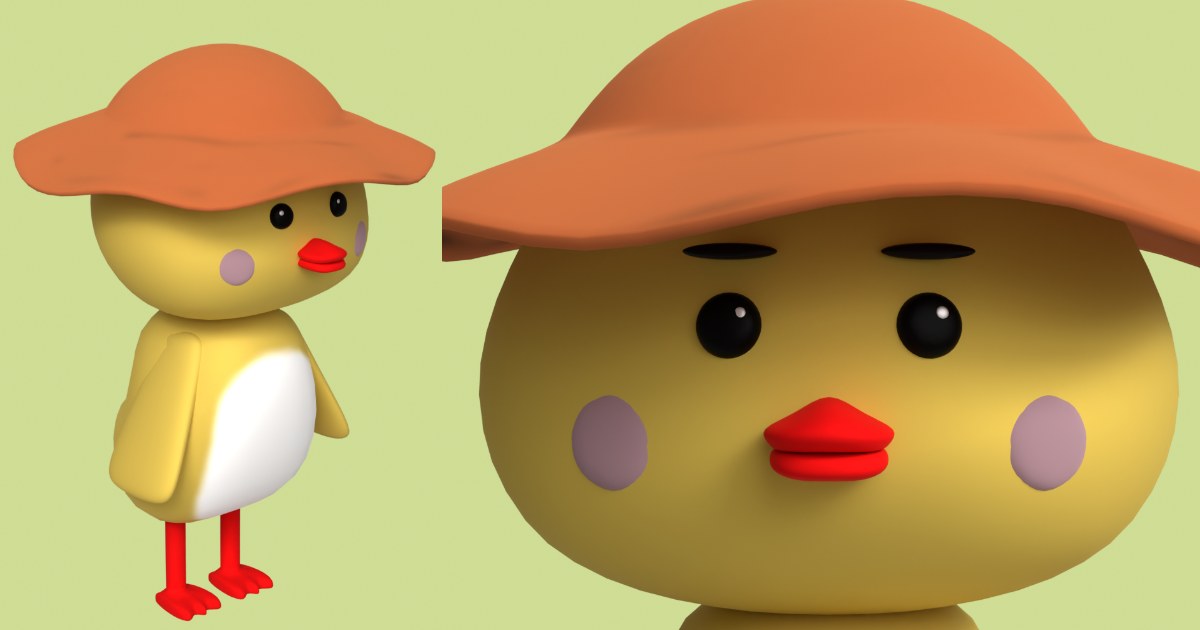 Unity Yellow Yellow Duck Character | Characters | Unity Asset Store