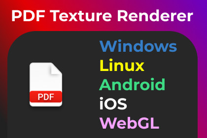 Runtime PDF Texture Renderer