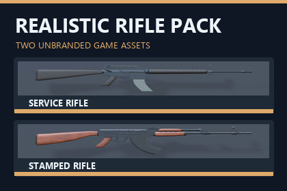 Realistic Military Rifle Pack