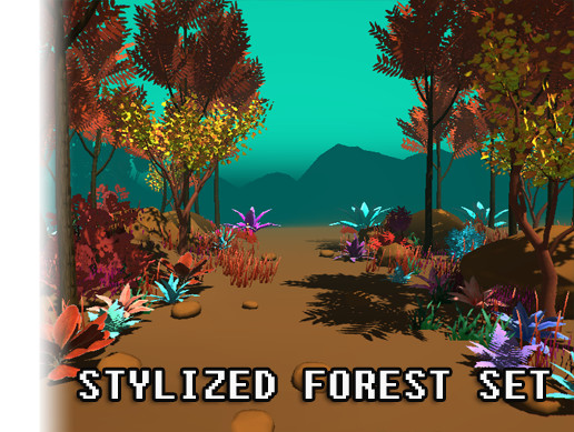 Unity Forest Example Stylized Forest Set | 3D Trees | Unity Asset Store