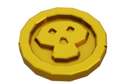 Gold Coin-Pirate Embedded