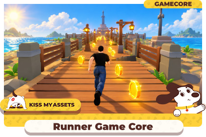 Runner Game Core - Full 3D Game
