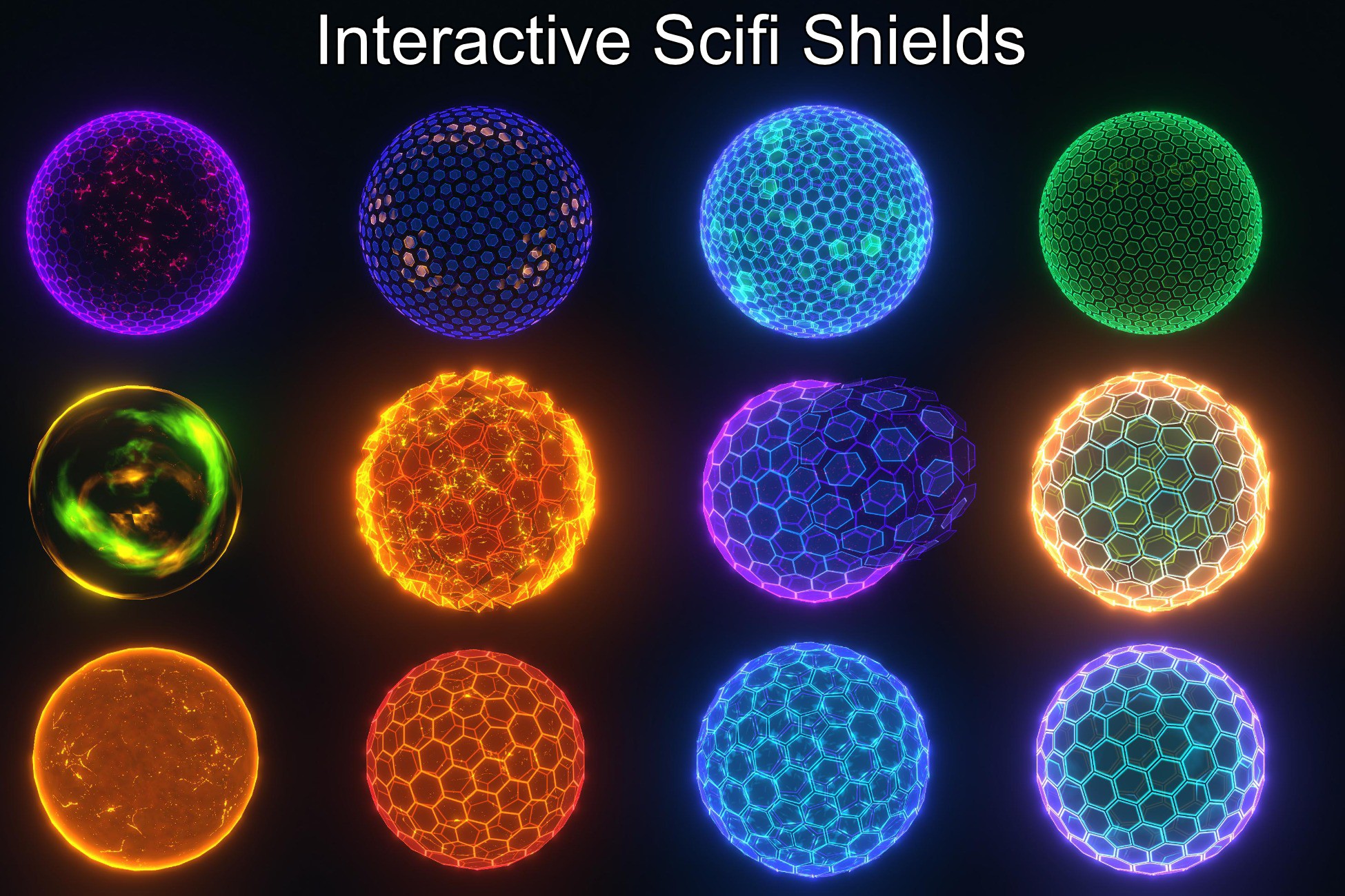 Scifi Energy Shields (Interactive) | VFX Shaders | Unity Asset Store
