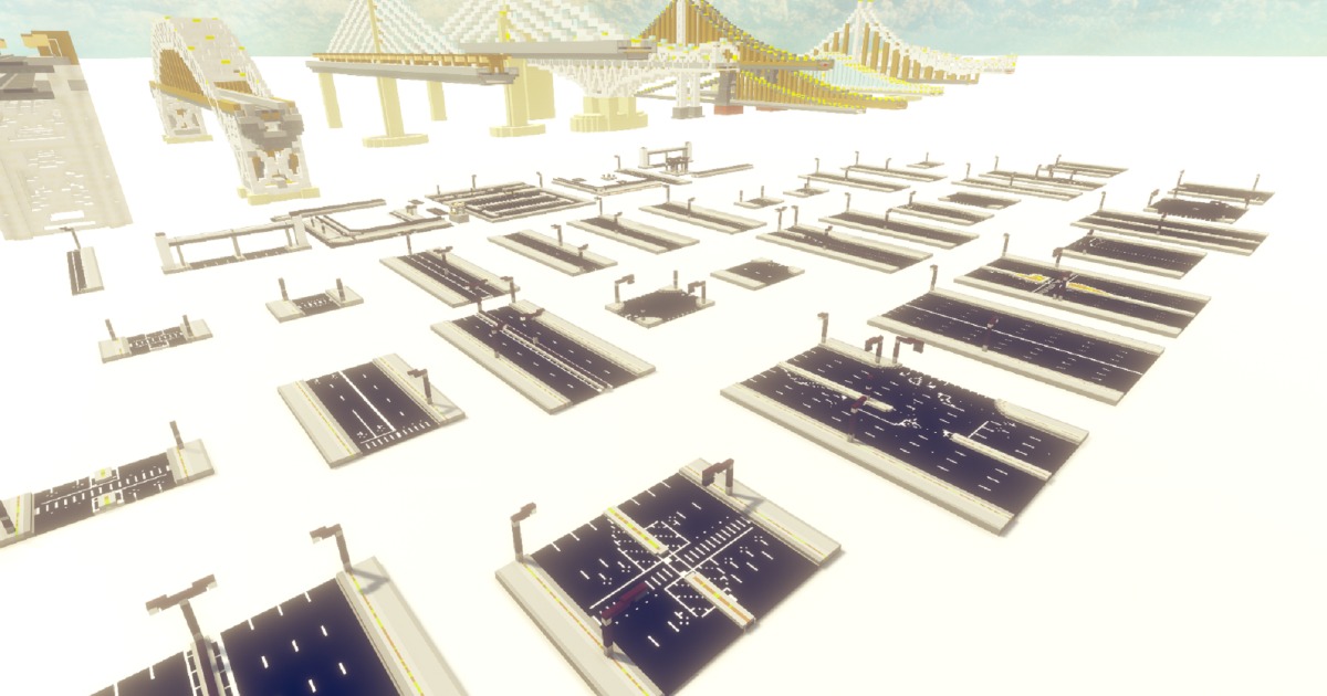 City Roads & Bridges | 3D Roadways | Unity Asset Store