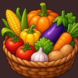 Farm Harvest Animals Crops Market Homestead Icons Pack