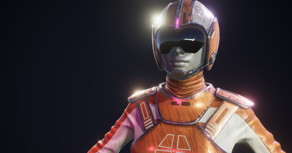Space Runner Outfit Female from Tafi | 3D Clothing | Unity Asset Store