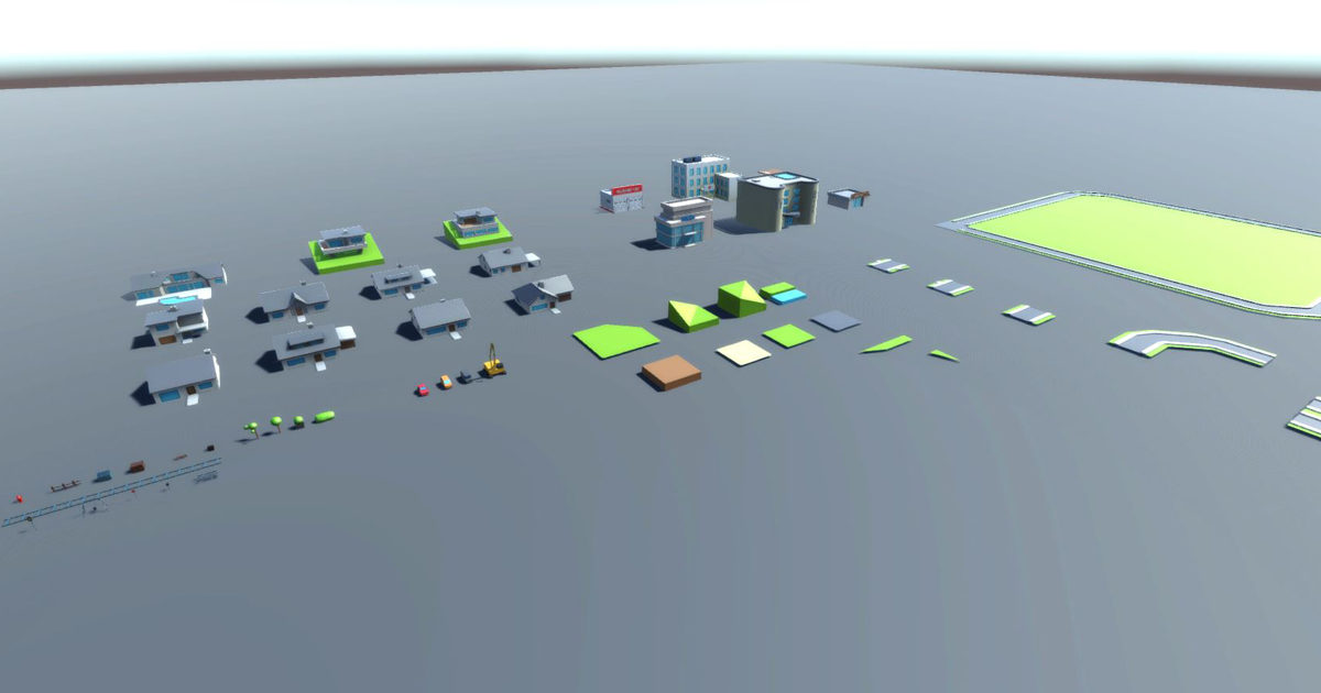 City Asset Unity Low Poly City Pack Starter | 3D | Unity Asset Store