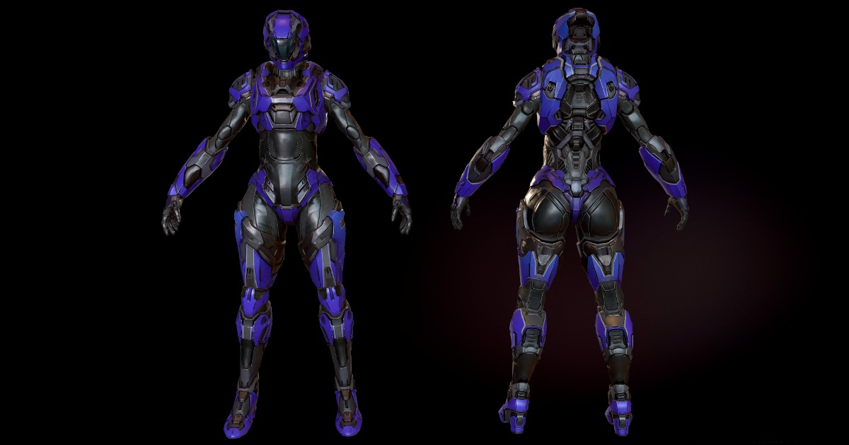 Sci_Fi_Girl_03 | Characters | Unity Asset Store