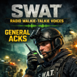 SWAT Radio Walkie-Talkie Voices: General Acks