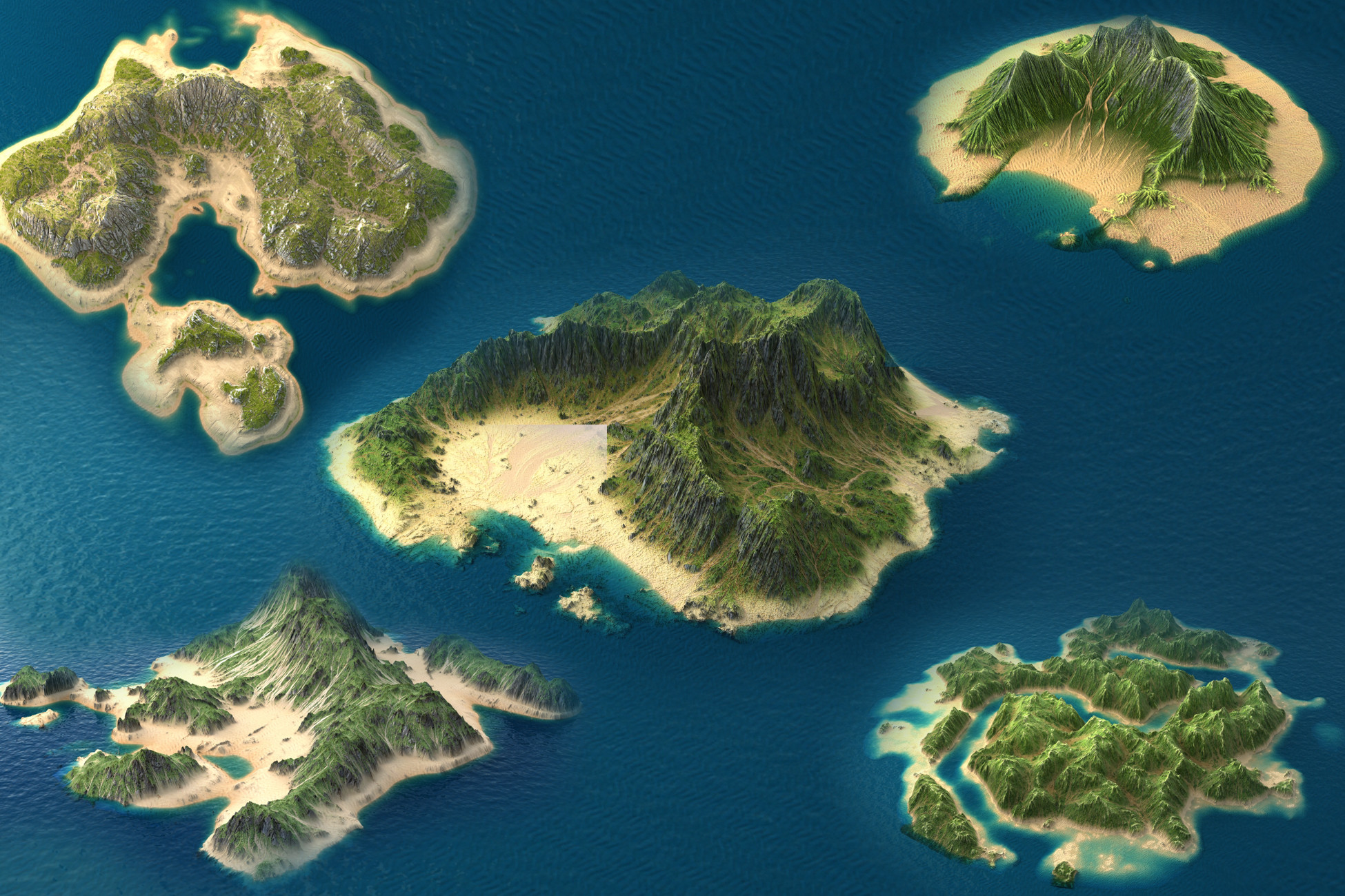 Tropical Islands Terrain | 3D Environments | Unity Asset Store