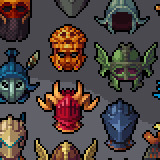 Pixel Helm Pack 1