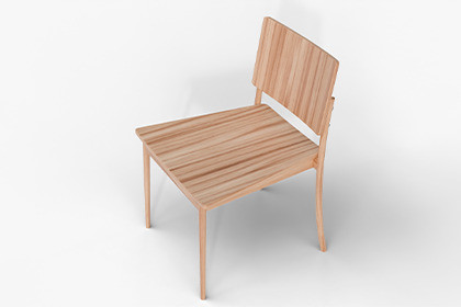 Scandinavian Dining Chair Low Poly