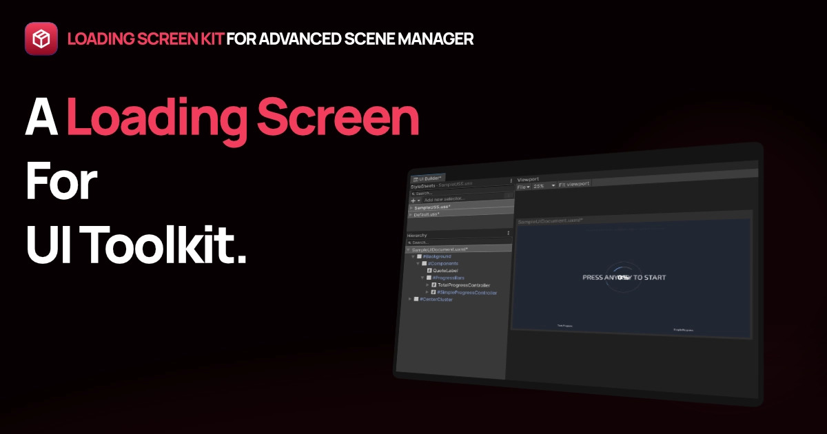 Loading Screen Kit for Advanced Scene Manager | GUI Tools | Unity Asset ...