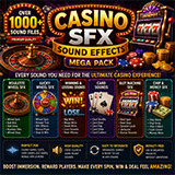 Casino SFX – Sound Effects for Casino & Slot Games