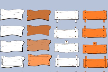 RECOLORABLE WOOD BUTTONS