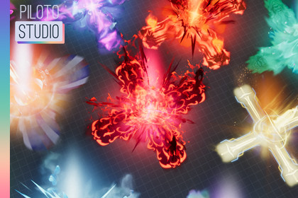 X Shaped Explosion Magic