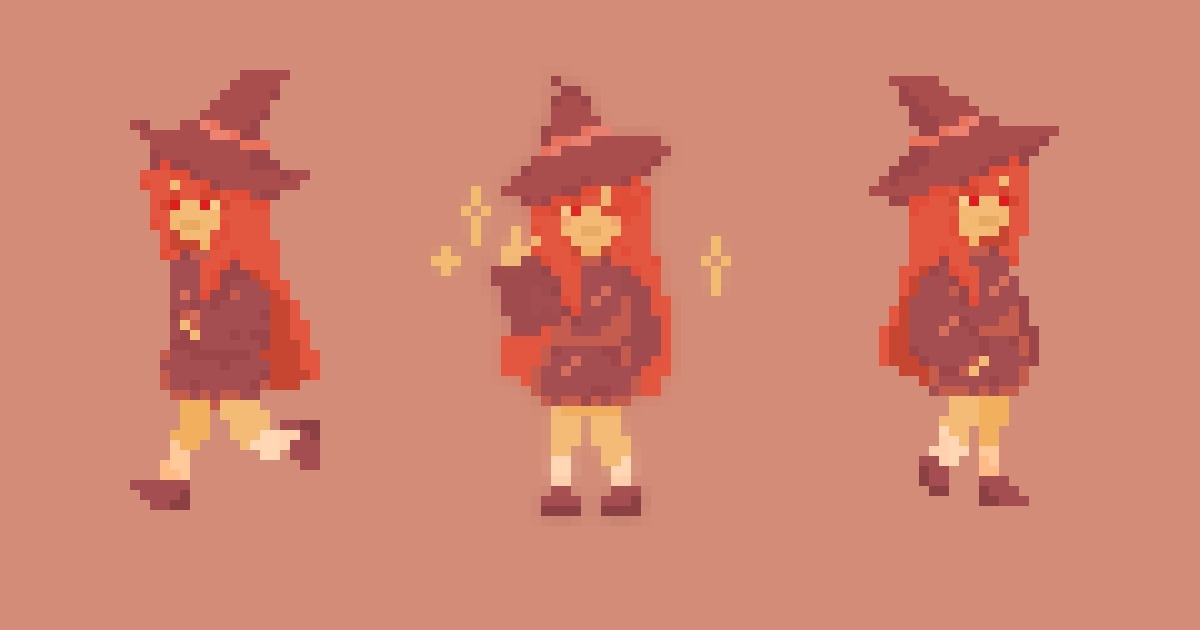 Wizard Simplistic 2d 2D Character Witch/Wizard | 2D 角色 | Unity Asset Store