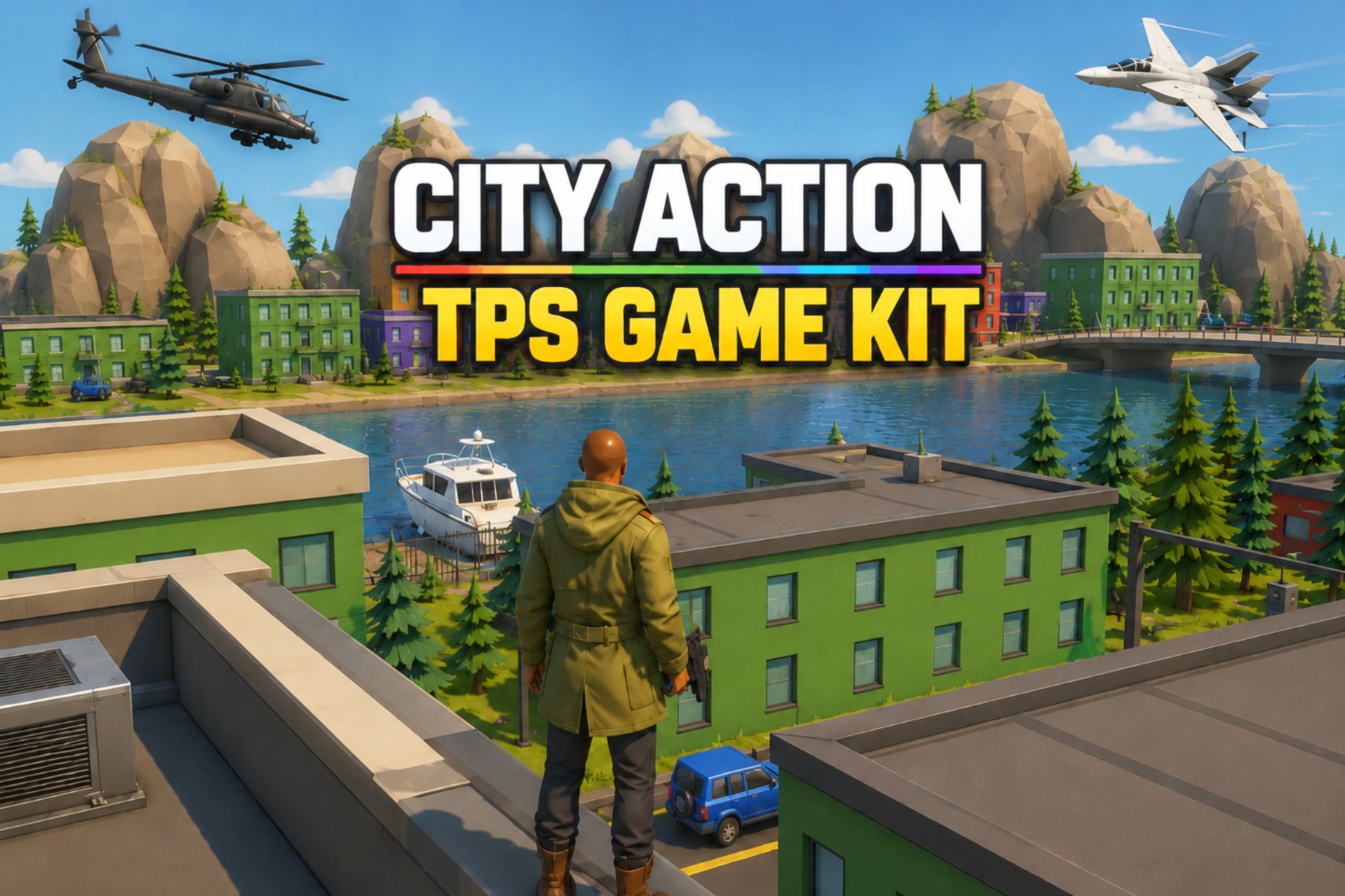 City Action TPS Game Kit for Mobile & PC