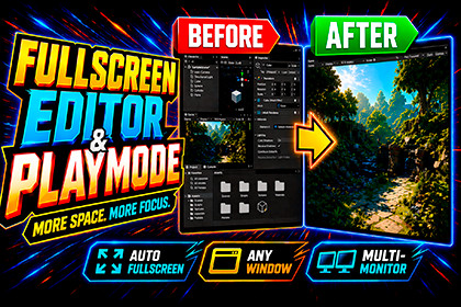 Fullscreen Editor & PlayMode