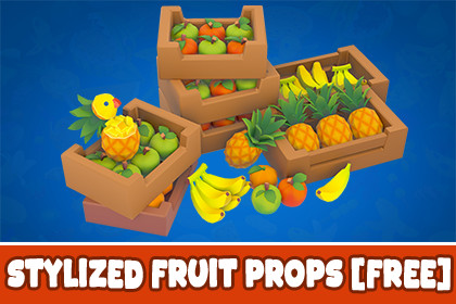Stylized Fruit Props [FREE]