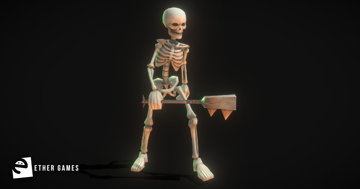 Fantasy Monsters: Skeleton Warrior | 角色 | Unity Asset Store