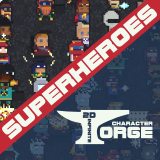 2D Infinite Character Forge - Superheroes