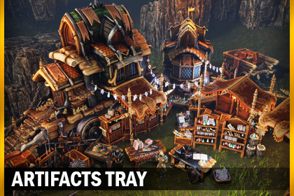 Artifacts tray