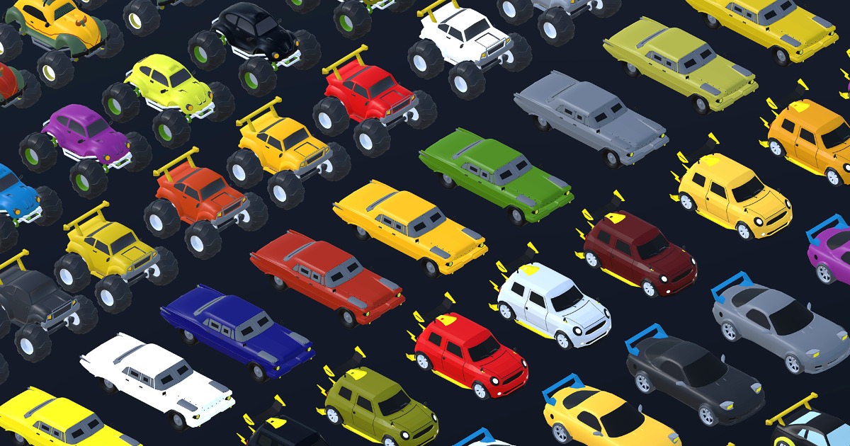 Tiny Low Poly Car Packs | 3D Land | Unity Asset Store