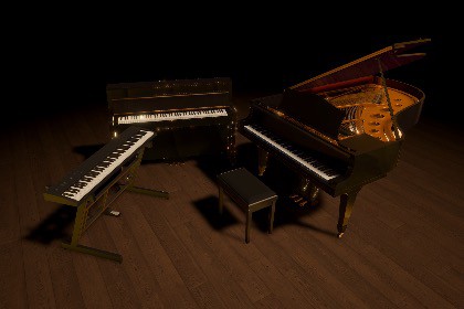 Piano Pack - Interactive Grand, Upright and Digital Pianos