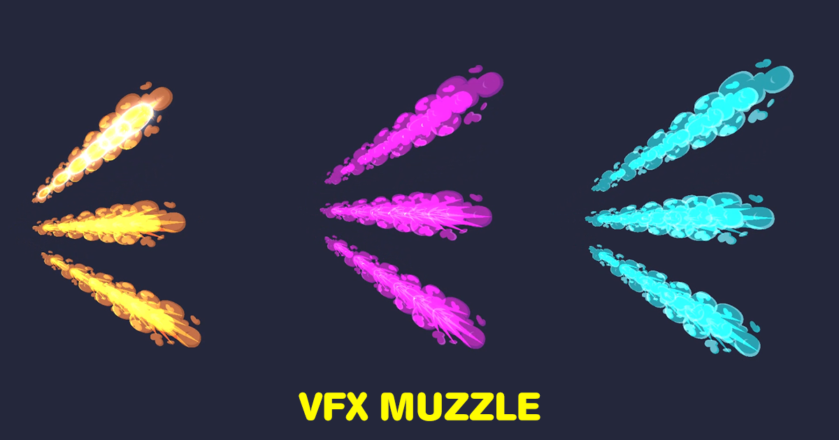 Vfx Game Ui-Effect-Muzzle effects | VFX Particles | Unity Asset Store