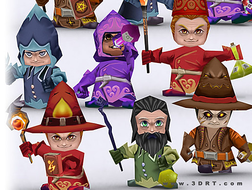 Unity Mages Chibi mages | Characters | Unity Asset Store