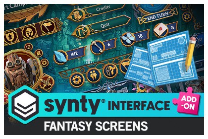 Fantasy Screens Add-On - Synty INTERFACE - GUI