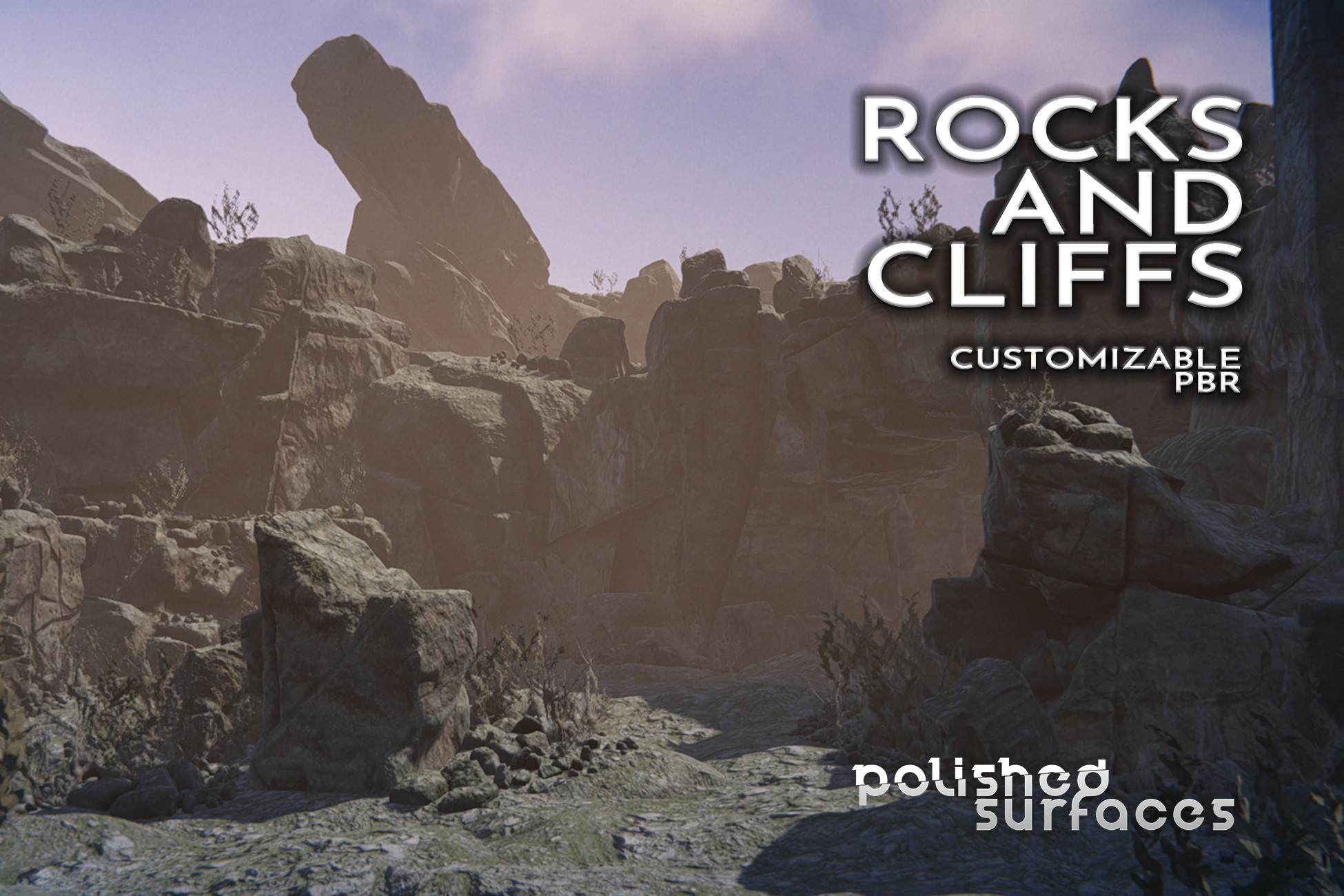 Customizable Rocks and Cliffs PBR | 3D Landscapes | Unity Asset Store
