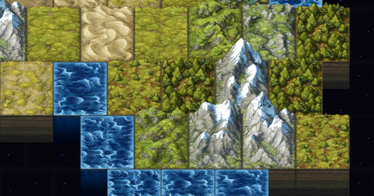 Tile Basic Set Painted 2D Terrain 2D Environments Unity Asset Store