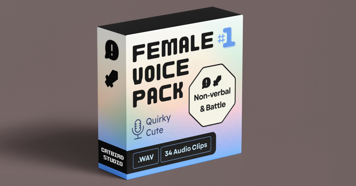 Female #1 Voice Pack - Non-verbal & Battle | 音频 音效 | Unity Asset Store