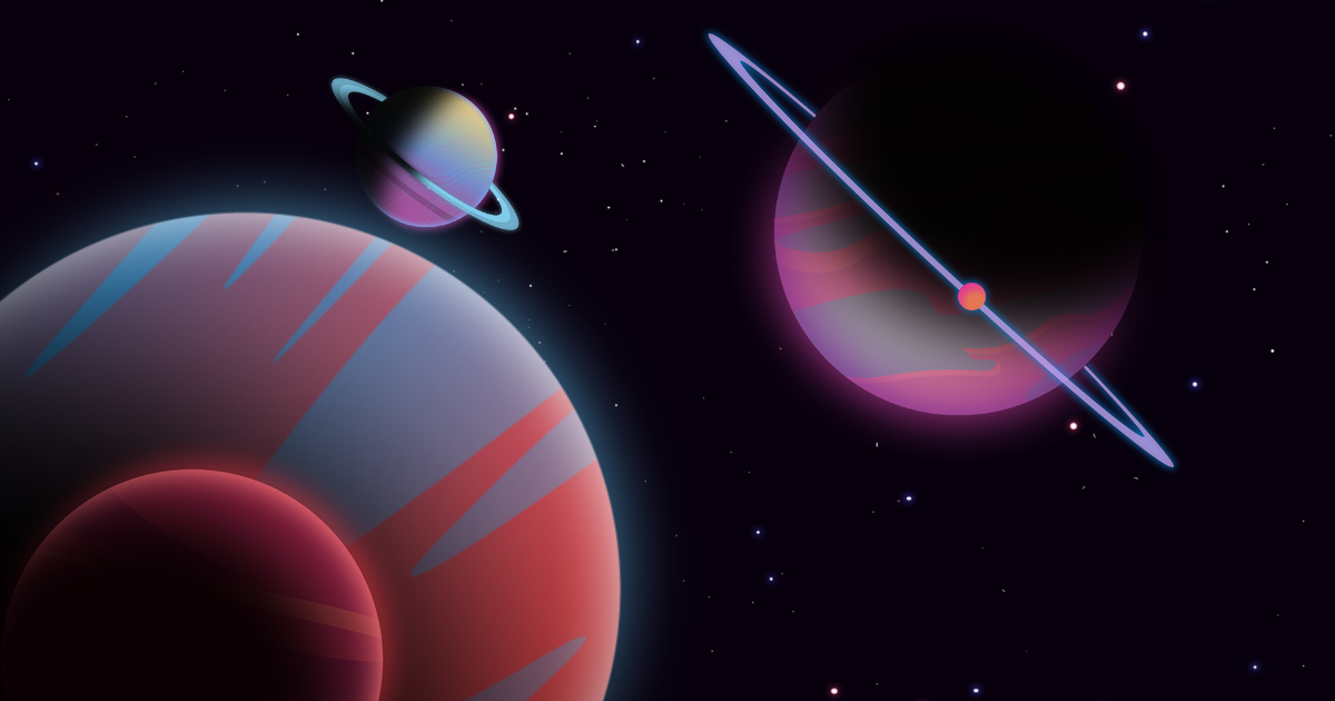 Planets with Space Background 2.0 | 2D Textures & Materials | Unity ...